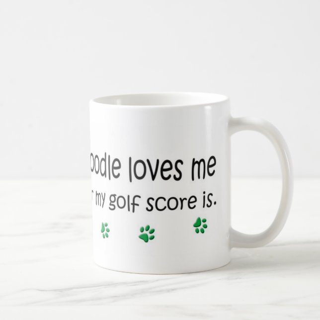 Taza De Café Goldendoodle (Derecha)