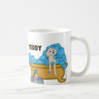 Taza De Café Goldendoodle en tina de baño