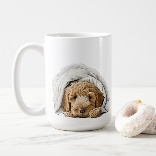 Taza De Café Goldendoodle Labradoodle Perro Mamá Café Tea Doodl (Con donut)