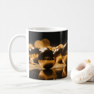 Taza De Café Goldene Kugeln 001