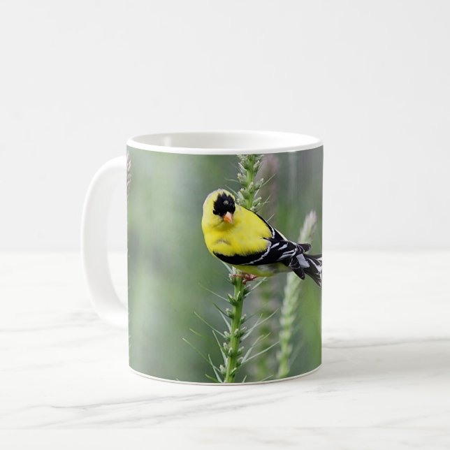 Taza De Café Goldfinch americano (Anverso izquierdo)