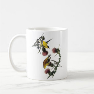 Taza De Café Goldfinch del americano de Audubon