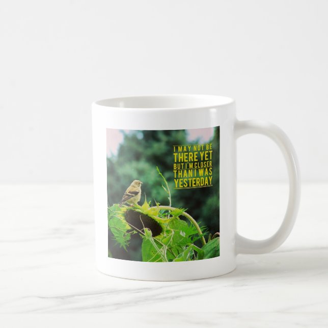Taza De Café Goldfinch Más Cerca De Lo Que Estuve Ayer (Derecha)