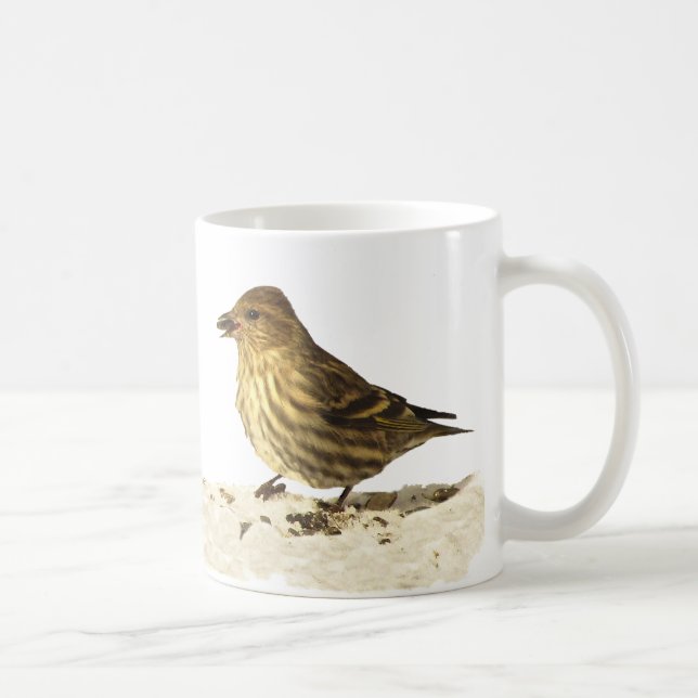 Taza De Café Goldfinch y pino Siskin (Derecha)