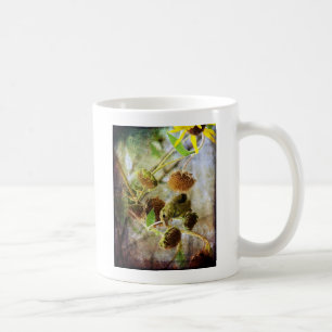 Taza De Café Goldfinch y Sunflowers