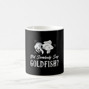 Taza De Café Goldfish hizo que alguien dijera acuario de peces