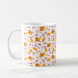 Taza De Café Goldie - Flora acuarela de los lapachos de oro y m