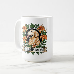 Taza De Café Goldie Mom Golden Retriever Dog Moms