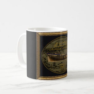 Taza De Café Goleta Colonial Americana Sir Edward Hawke