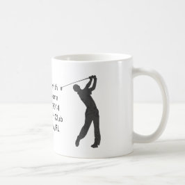 Taza De Café Golf Agujero-en-uno personalizable de la