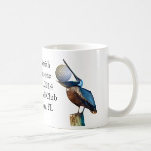 Taza De Café Golf Agujero-en-uno personalizable de la