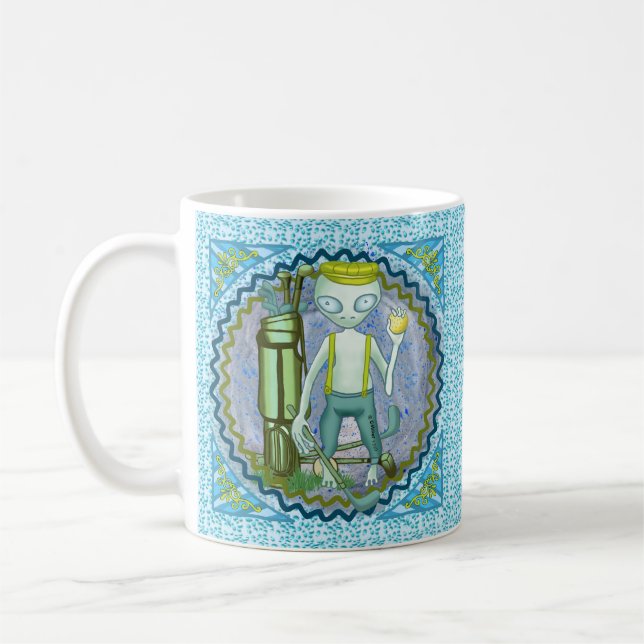 Taza De Café Golf Alien (Izquierda)