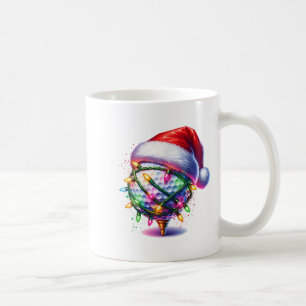Taza De Café Golf Ball Santa Hat Hombres Mujeres Navidades Golf