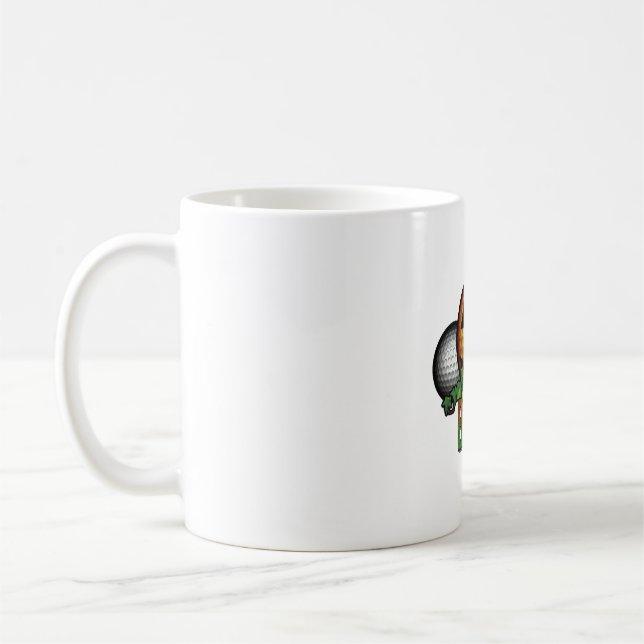 Taza De Café Golf Club Course Halloween Golfer Retirement Gift (Izquierda)