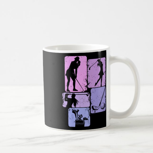 Taza De Café Golf Club Golf Golf Mujeres Chicas Niños (Derecha)
