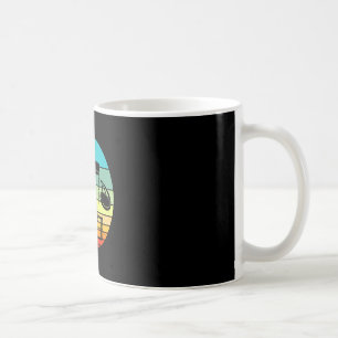 Taza De Café Golf de Disco Atardecer Retro Vintage