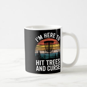 Taza De Café Golf de Disco Divertido Golpea Árboles y Maldice R