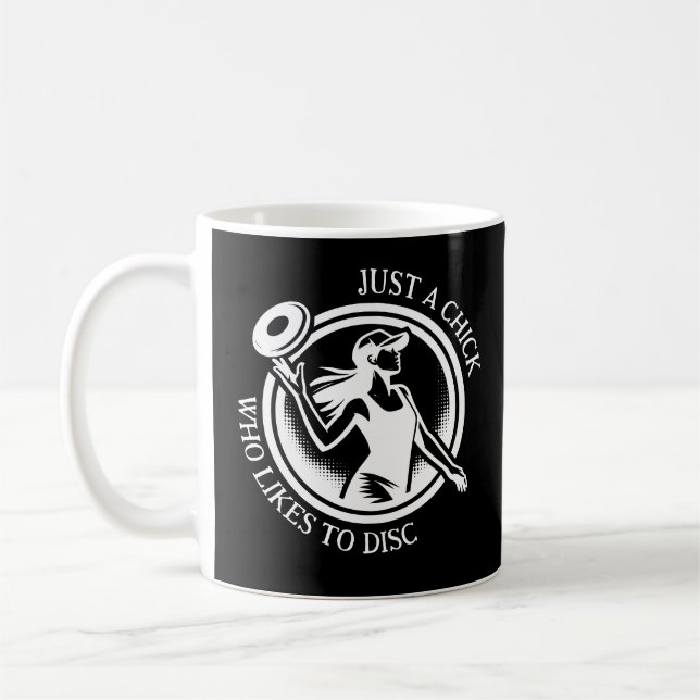 Taza De Café Golf de disco femenino personalizado (Izquierda)