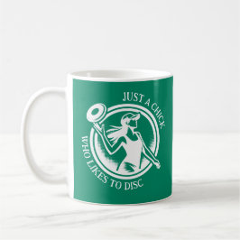 Taza De Café Golf de disco femenino personalizado