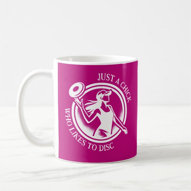 Taza De Café Golf de disco femenino personalizado (Izquierda)