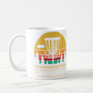 Taza De Café Golf de Disco Mononadaphobia Divertido Golf de Dis