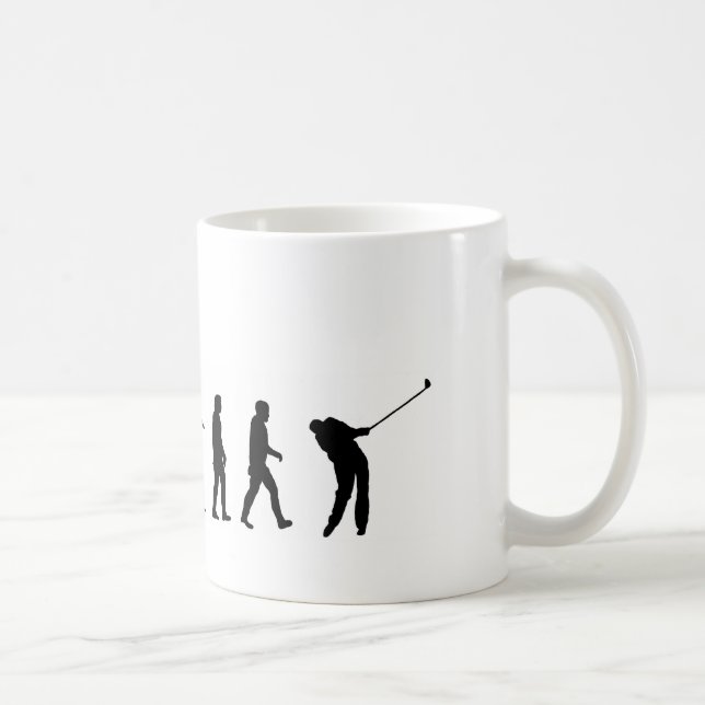 Taza De Café Golf de la evolución EVO06, golfista (Derecha)