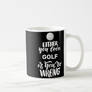 Taza De Café Golf Divertido Ama el Golf Golfista 