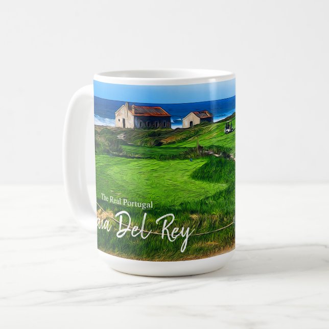 Taza De Café Golf en Praia Del Rey Portugal (Anverso izquierdo)