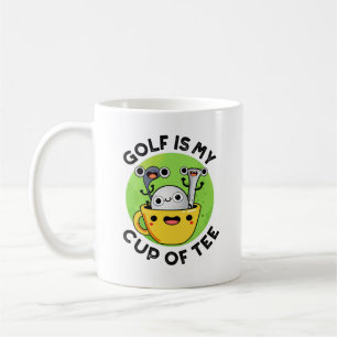 Taza De Café Golf Es Mi Tee Funny Golf Pun