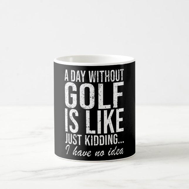 Taza De Café Golf golf divertida diciendo regalo (Centro)
