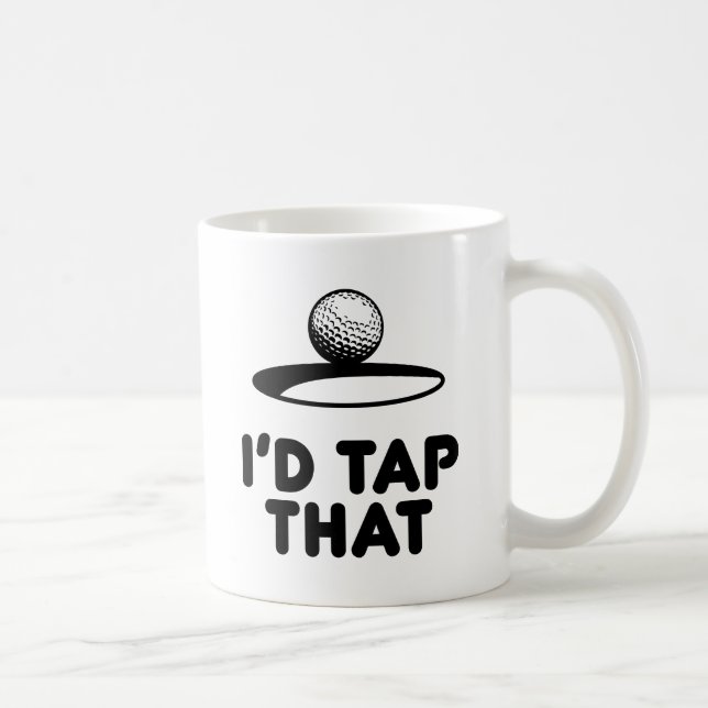 Taza De Café Golf - golpearía ligeramente eso (Derecha)