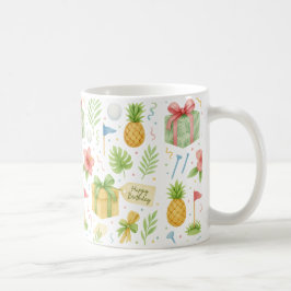 Taza De Café Golf Hawaii temática para regalos hawaianos para g