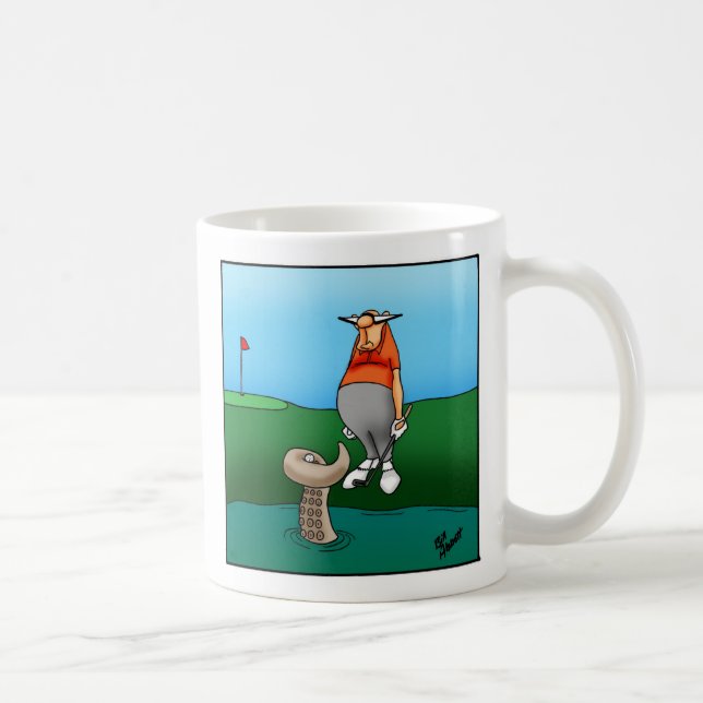 Taza De Café Golf Humor Coffee Mug Gift (Derecha)