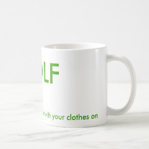 Taza De Café GOLF, la mayoría que usted puede divertirse con s