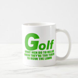 Taza De Café Golf lo hacen qué hombres