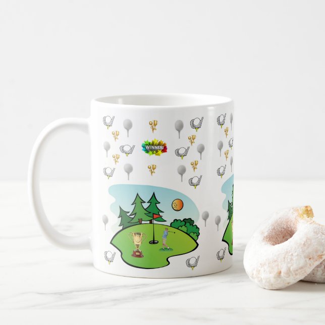 Taza De Café Golf Mug (Con donut)