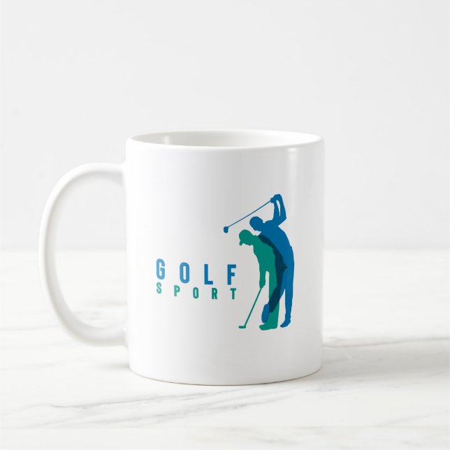 Taza De Café Golf | Mug clásico #11 (Izquierda)