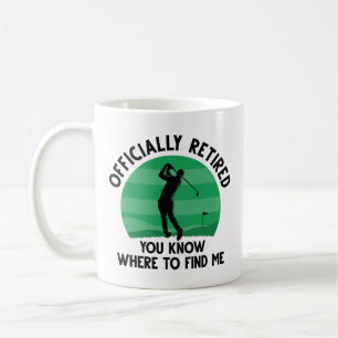 Taza De Café Golf oficialmente retirado