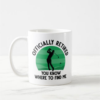 Taza De Café Golf oficialmente retirado