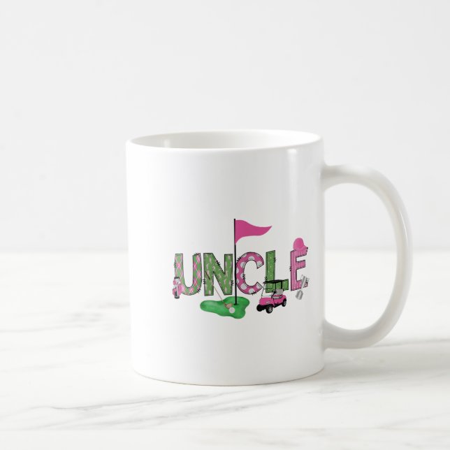 Taza De Café Golf Uncle Nk Hole In One Golf Primer Chica de Cum (Derecha)
