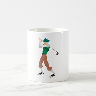 Taza De Café Golfer bien vestido