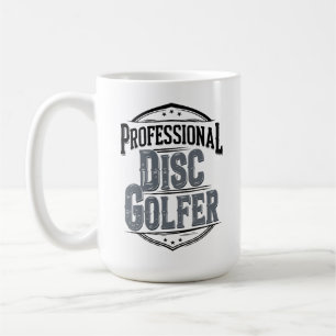 Taza De Café Golfer de disco profesional Disco de golf