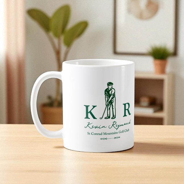 Taza De Café Golfer Gift Mug (Subido por el creador)