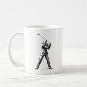 Taza De Café Golfer Mug