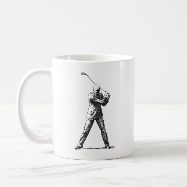 Taza De Café Golfer Mug (Izquierda)