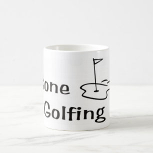 TAZA DE CAFÉ GOLFER / RETIREE'S *GONE GOLFING* MUG