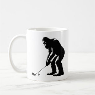 Taza De Café Golfing Bigfoot