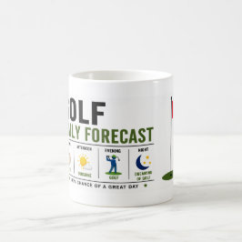 Taza De Café Golfista de la vida diaria golfista