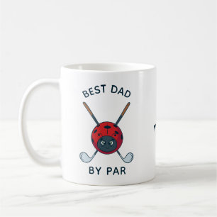 Taza De Café Golfista Mejor Papá Por Par Día del Padre Personal