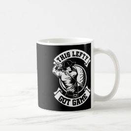 Taza De Café Golfista Zurdo Golf Zurdo Golf Zurda 
